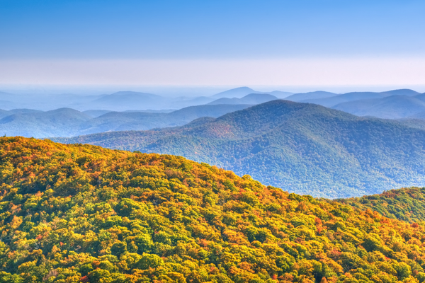 Fall View of Georgia Mountain