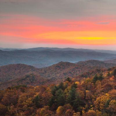 Georgia Mountain View Fall