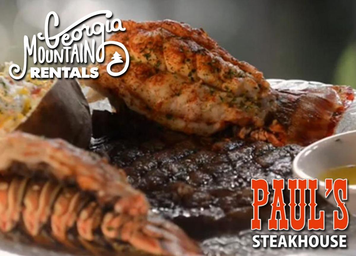Paul's Steakhouse Gift Card Special